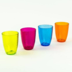 Vaso Bajo 8.5 Panal x11 cm - 4 Colores