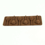 Molde Chupetín Chocolate Cohete de Silicona 24.5 x 9.5 cm