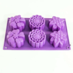 Molde mini Cake Flores x6 - 27.9 x 17.2 cm