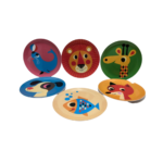 Plato playo de Colores y Animalitos