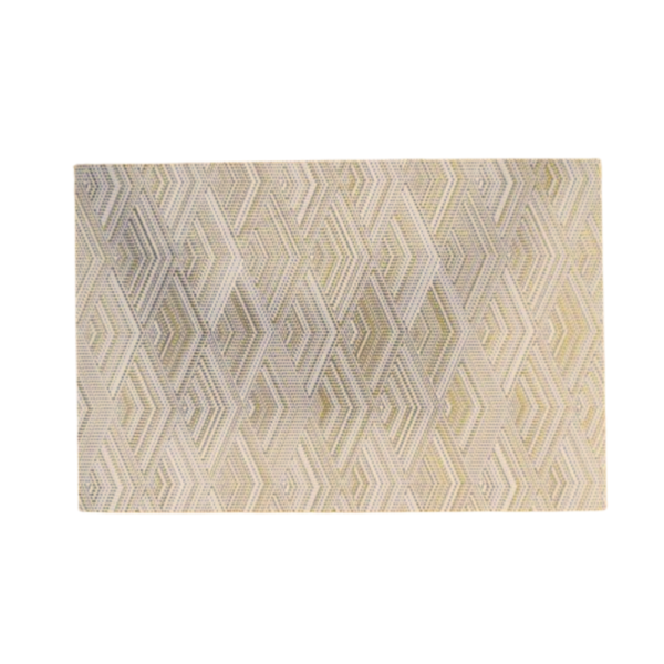 Individual rectangular decorado Amarillo 30x45cm