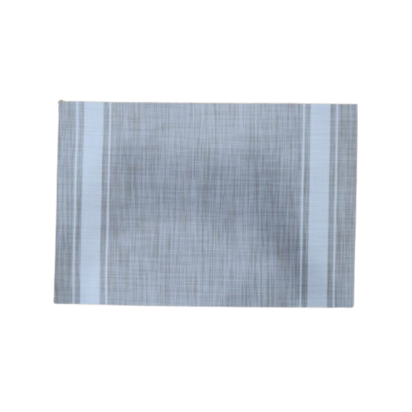 Individual rectangular Beige con blanco 30x45 cm