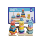 Juego de madera apilable