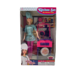 Muñeca con Accesorios de Cocina