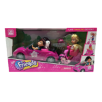 Muñecas 12 cm c/ Auto y Bici