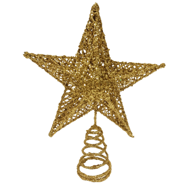 Puntal Estrella 15cm Oro