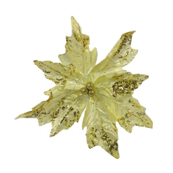 Flor Tela Gold 24cm